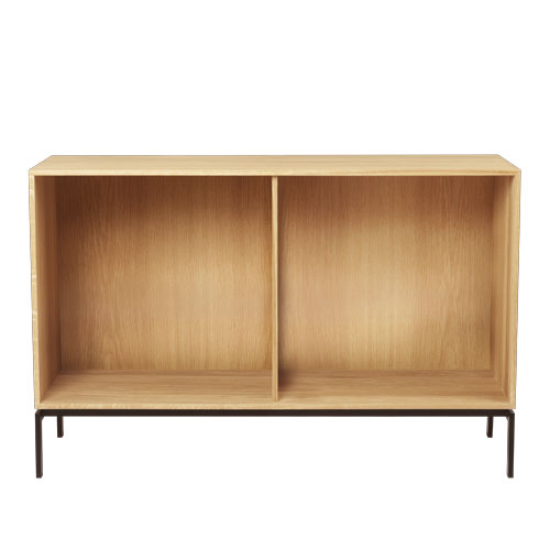 fk63 floor standing open bookcase by Kastholm & Fabricius for Carl Hansen & Son