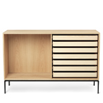 fk63 floor standing open bookcase with trays by Kastholm & Fabricius for Carl Hansen & Son