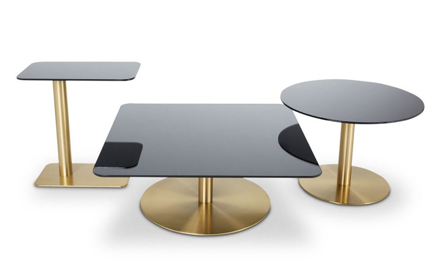 TOM DIXON トムディクソン FLASH TABLE CIRCLEブラック flash table circle | hive
