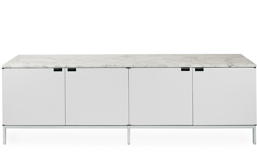 florence knoll 4 position credenza with cabinets