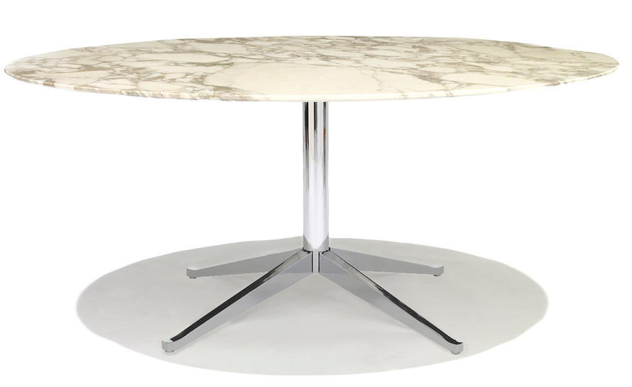 florence knoll 78" oval table