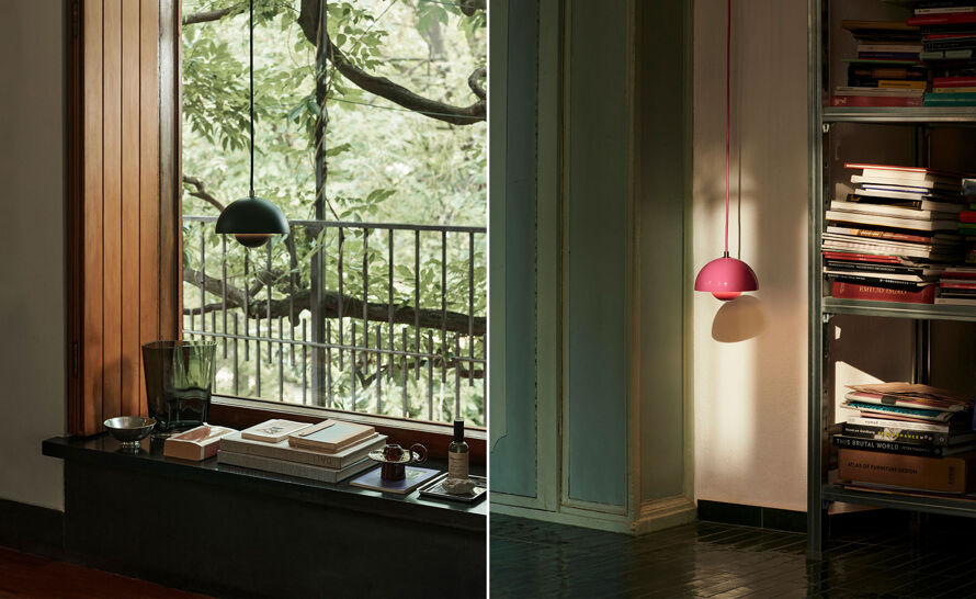 Flowerpot VP10 Pendant Lamp by Verner Panton from &Tradition | hive