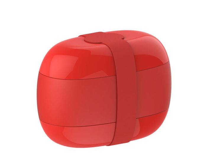  Alessi Food à Porter Portable Lunch Box, One size, red: Home &  Kitchen