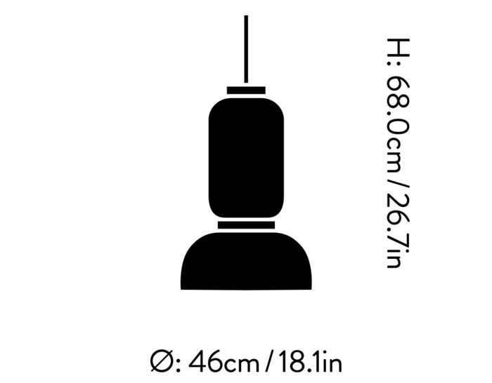 Formakami JH3 Pendant Lamp by Jaime Hayon for &Tradition | hive