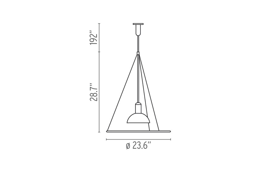 Frisbee Hanging Lamp by Achille Castiglioni for Flos | hive