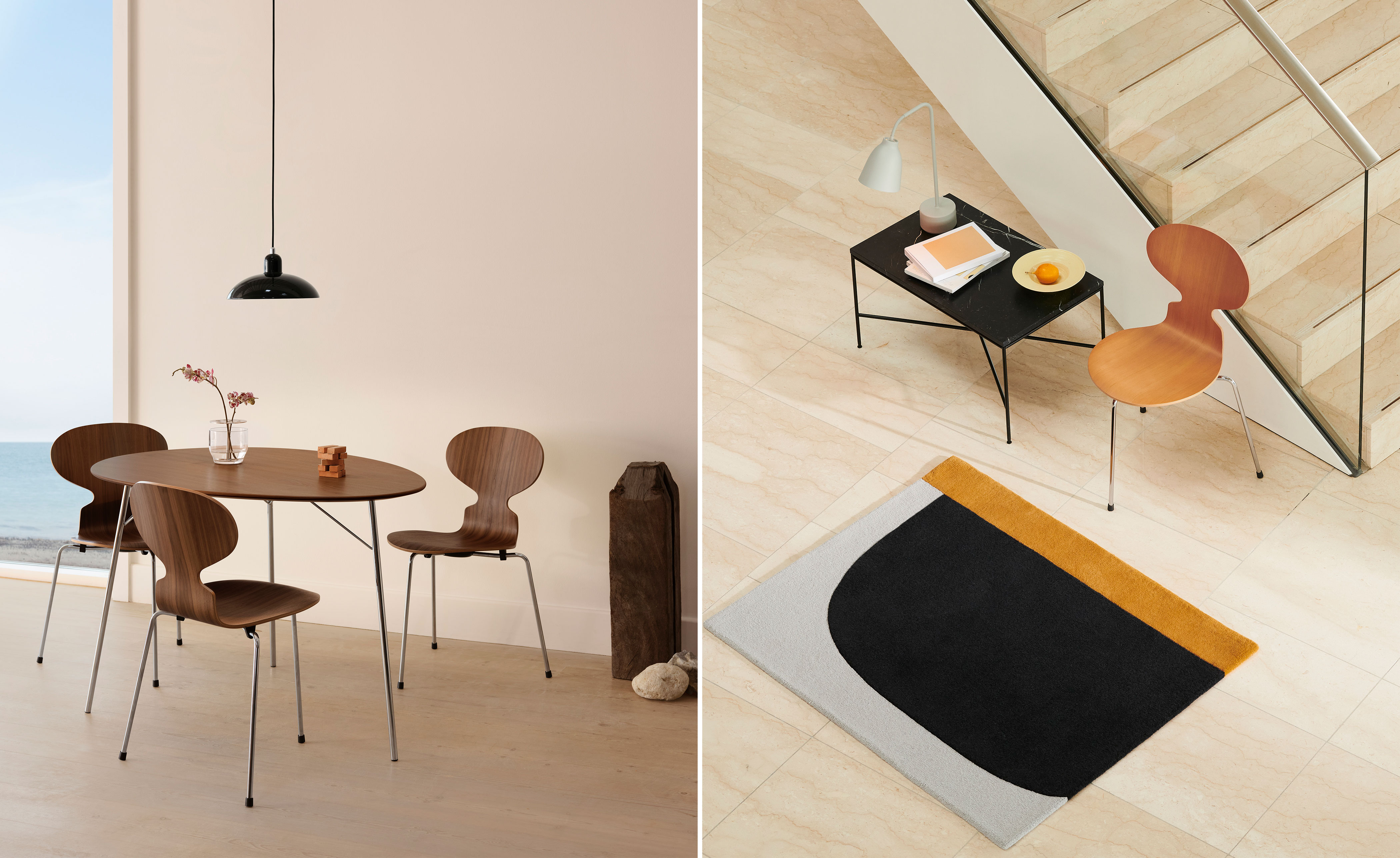 3-Leg Ant Chair, Colored Veneer