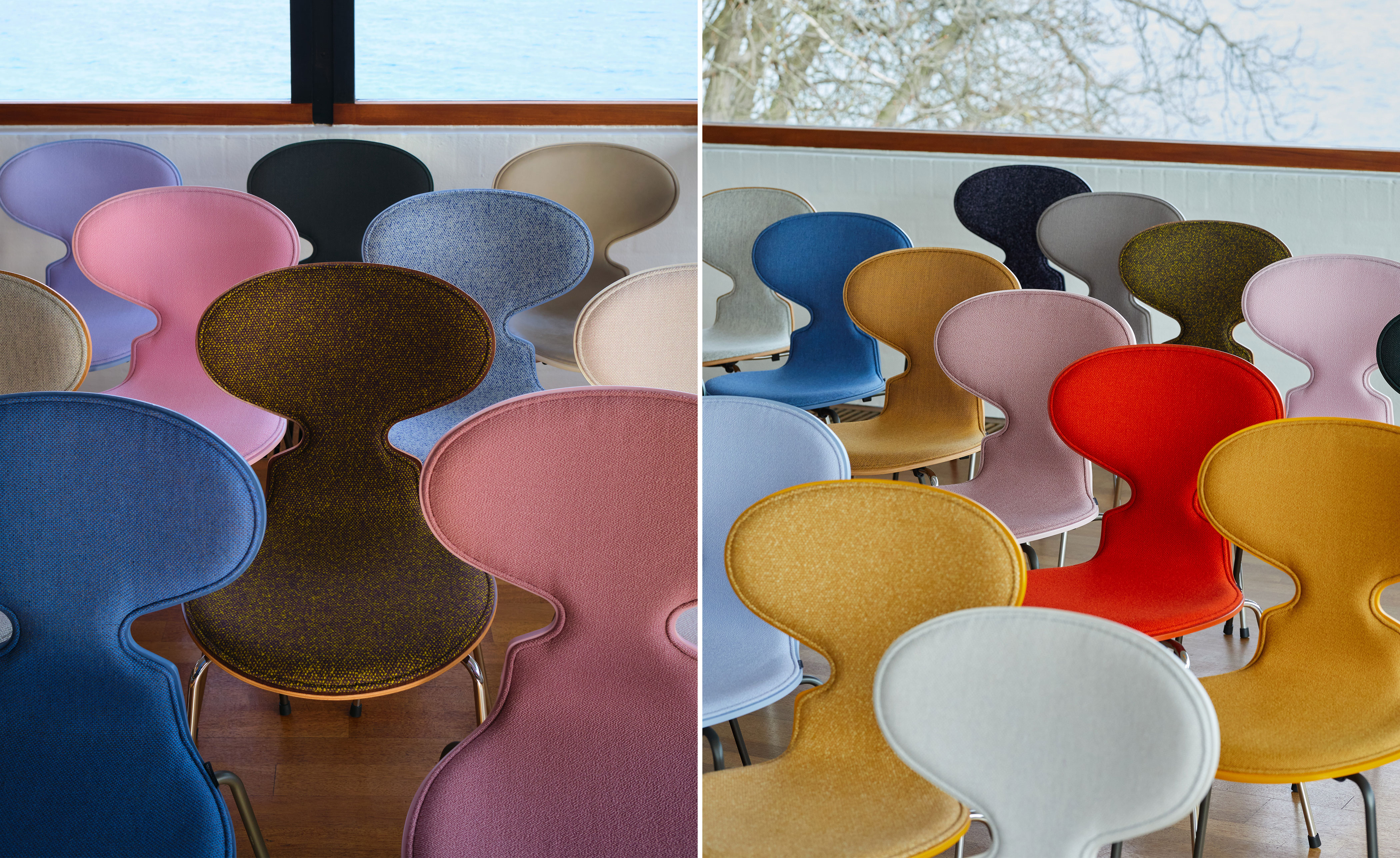 3-Leg Ant Chair, Colored Veneer
