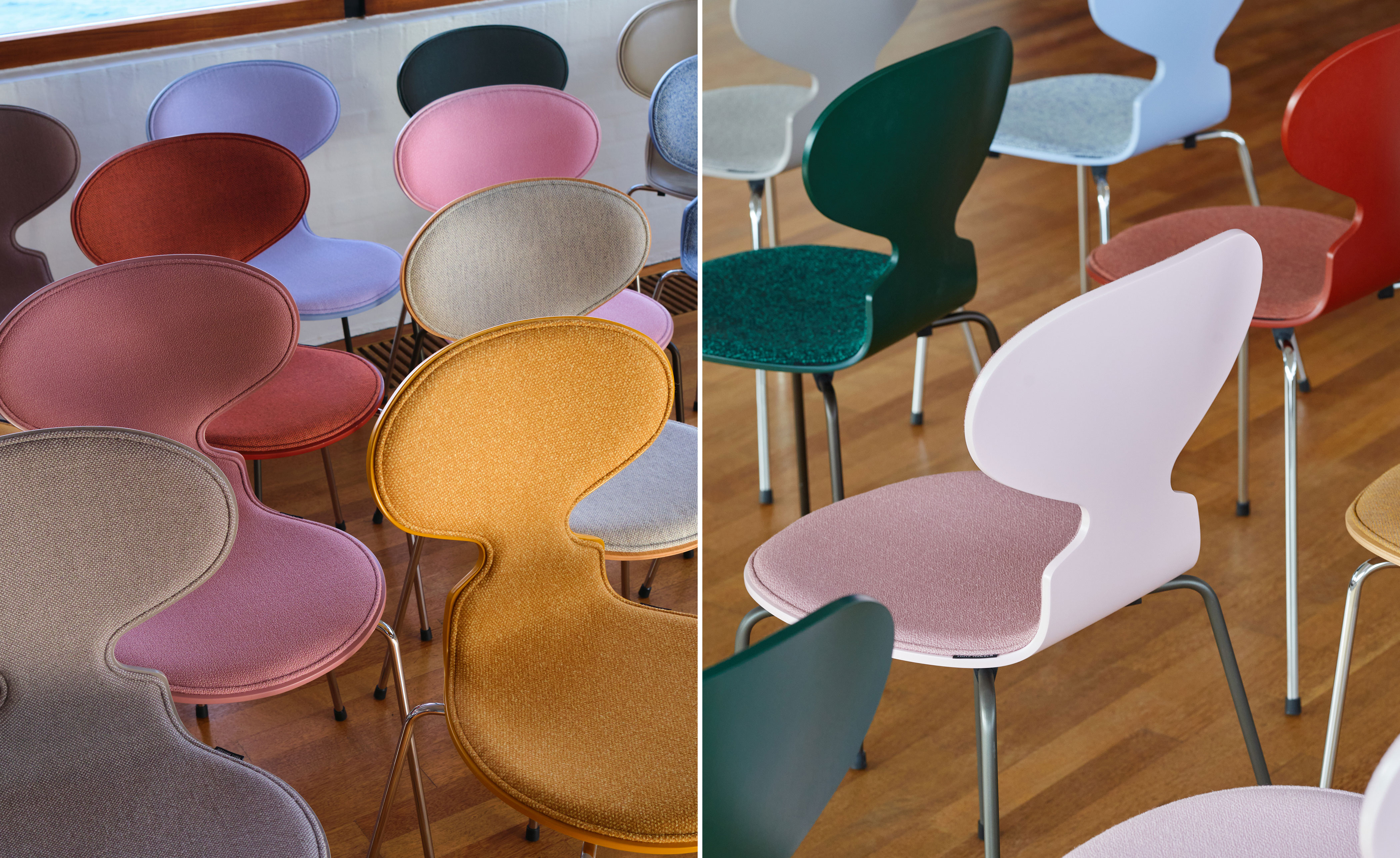 3-Leg Ant Chair, Colored Veneer