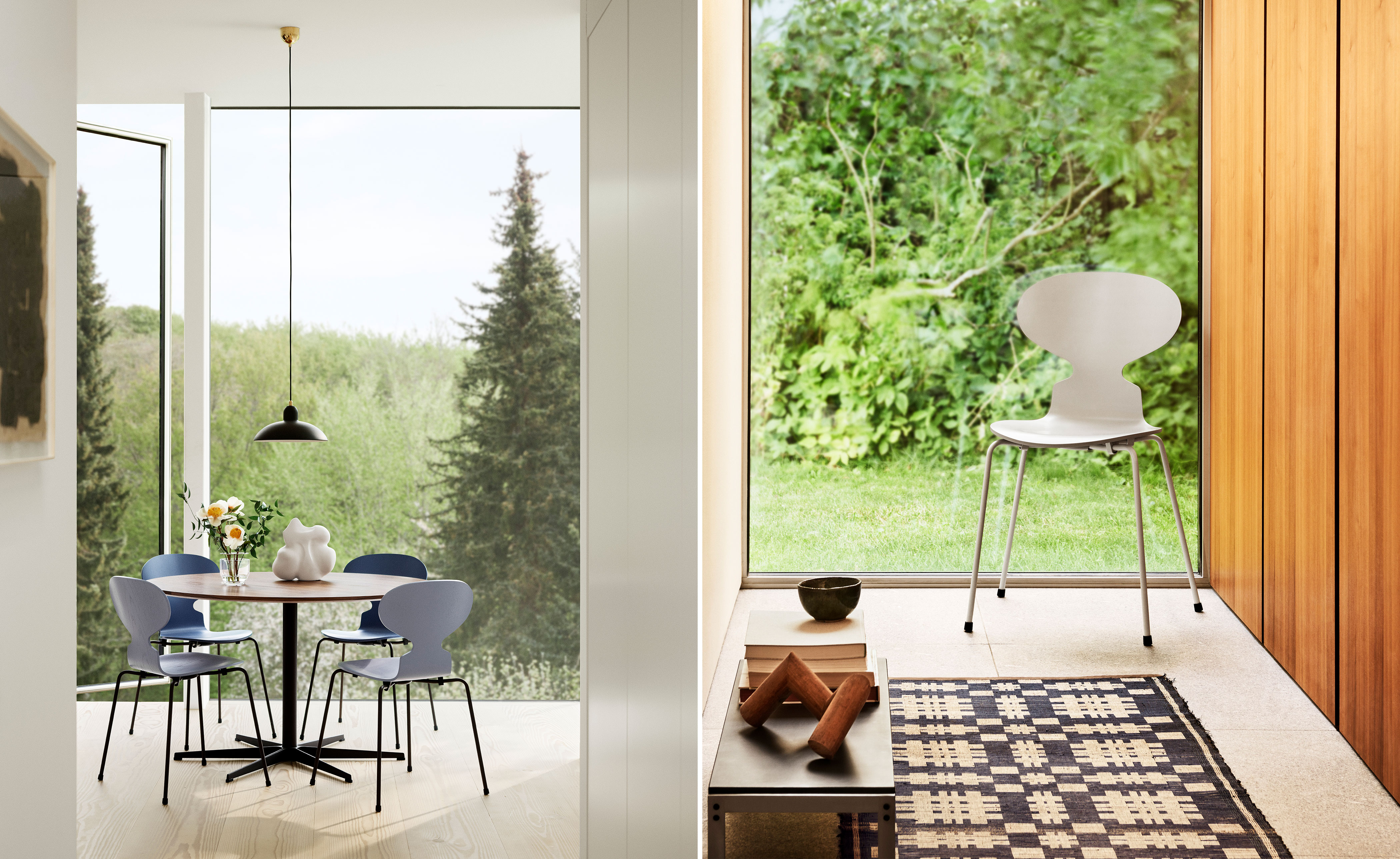 3-Leg Ant Chair, Colored Veneer
