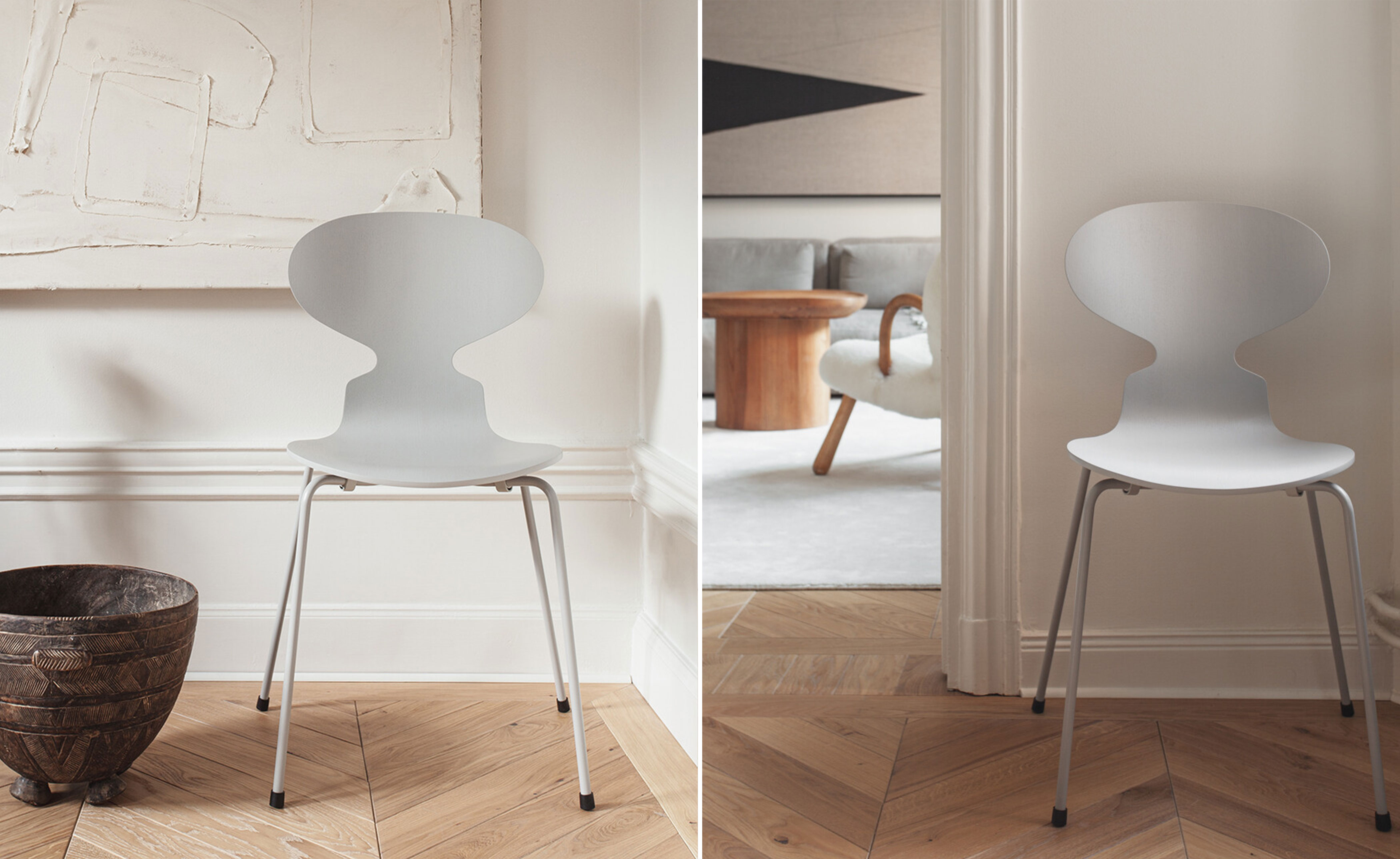 4-Leg Ant Chair, Colored Veneer