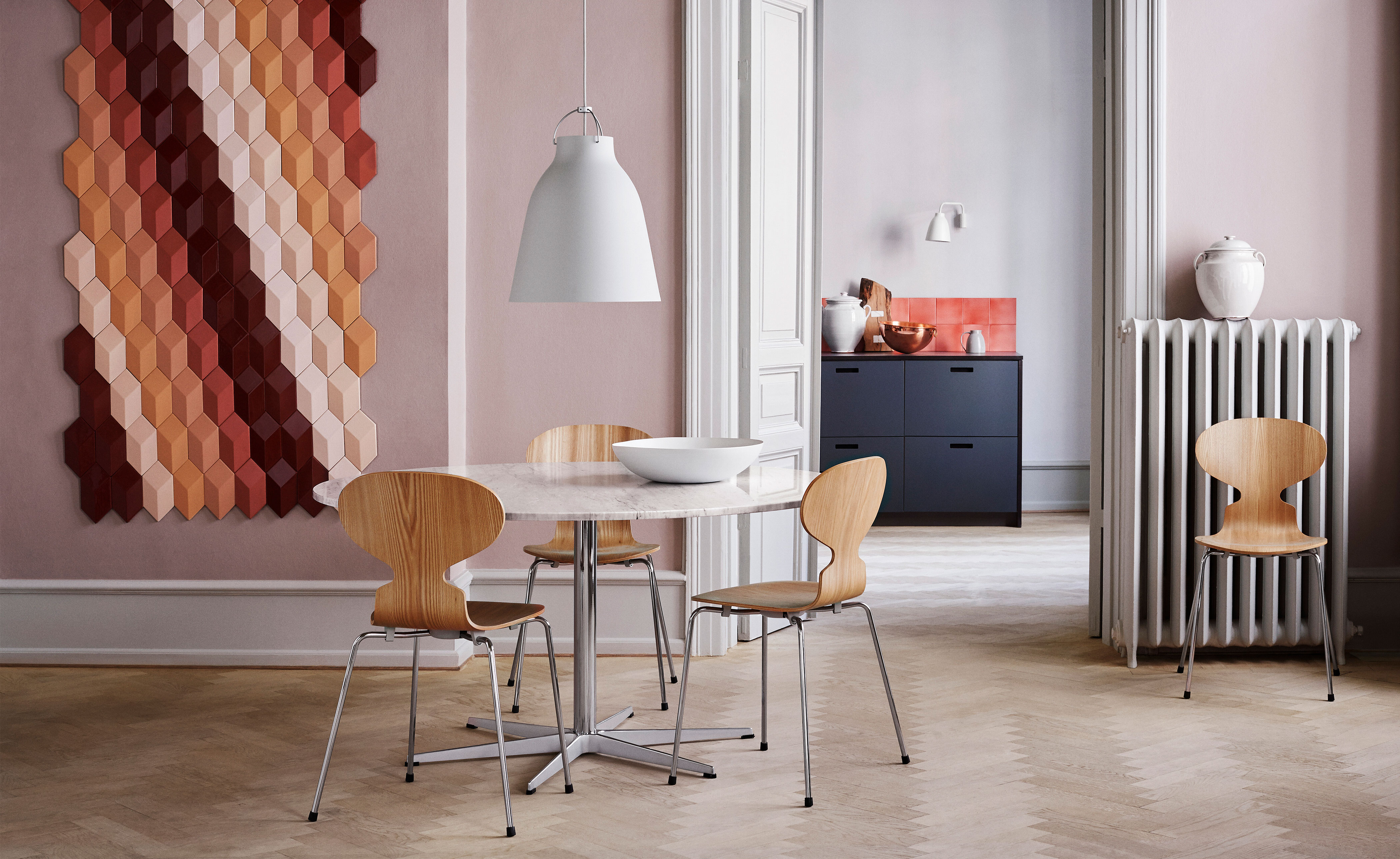4-Leg Ant Chair, Wood Veneer