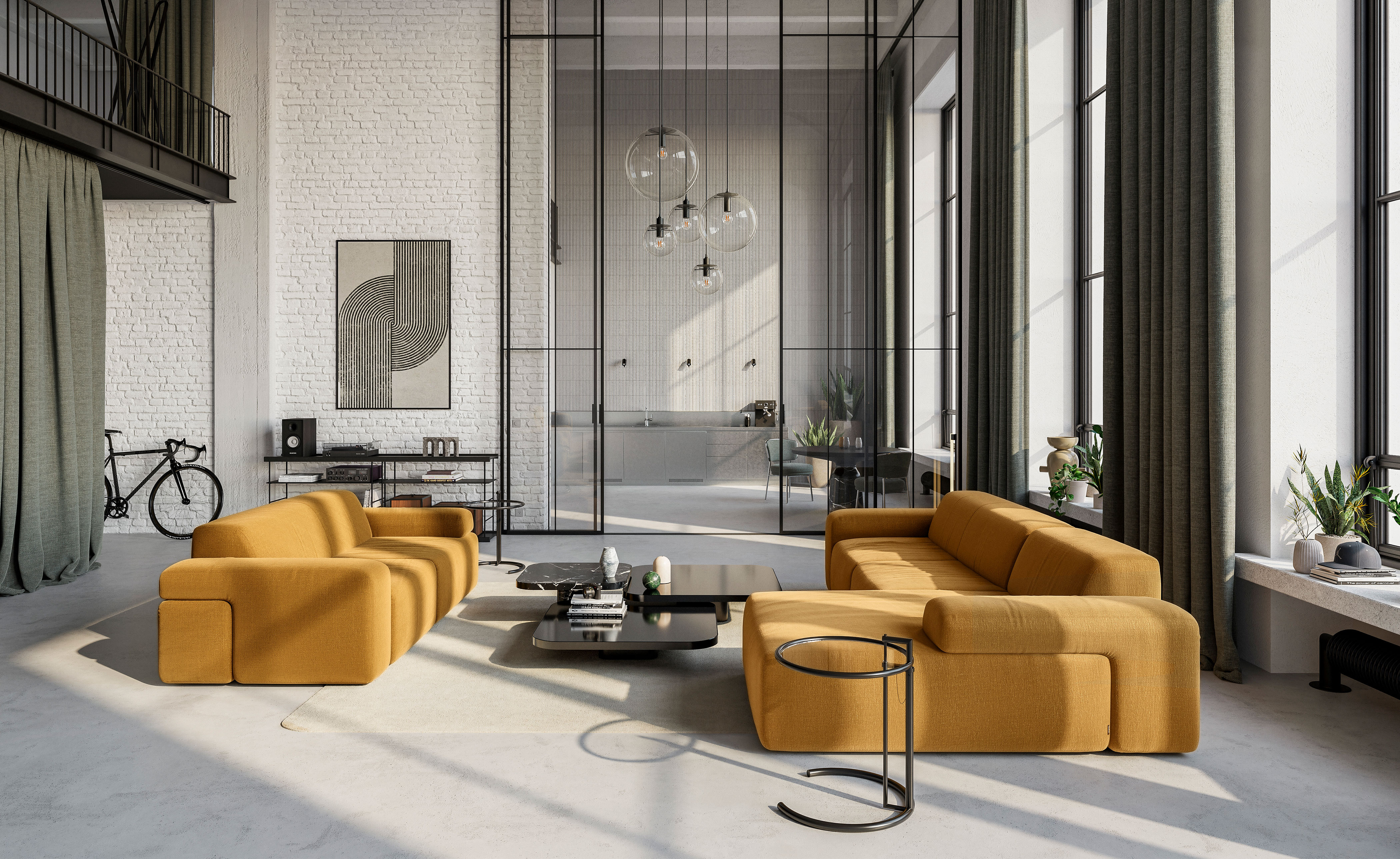 Adjustable Table E1027 2-Pack by Eileen Gray for Classicon | hive