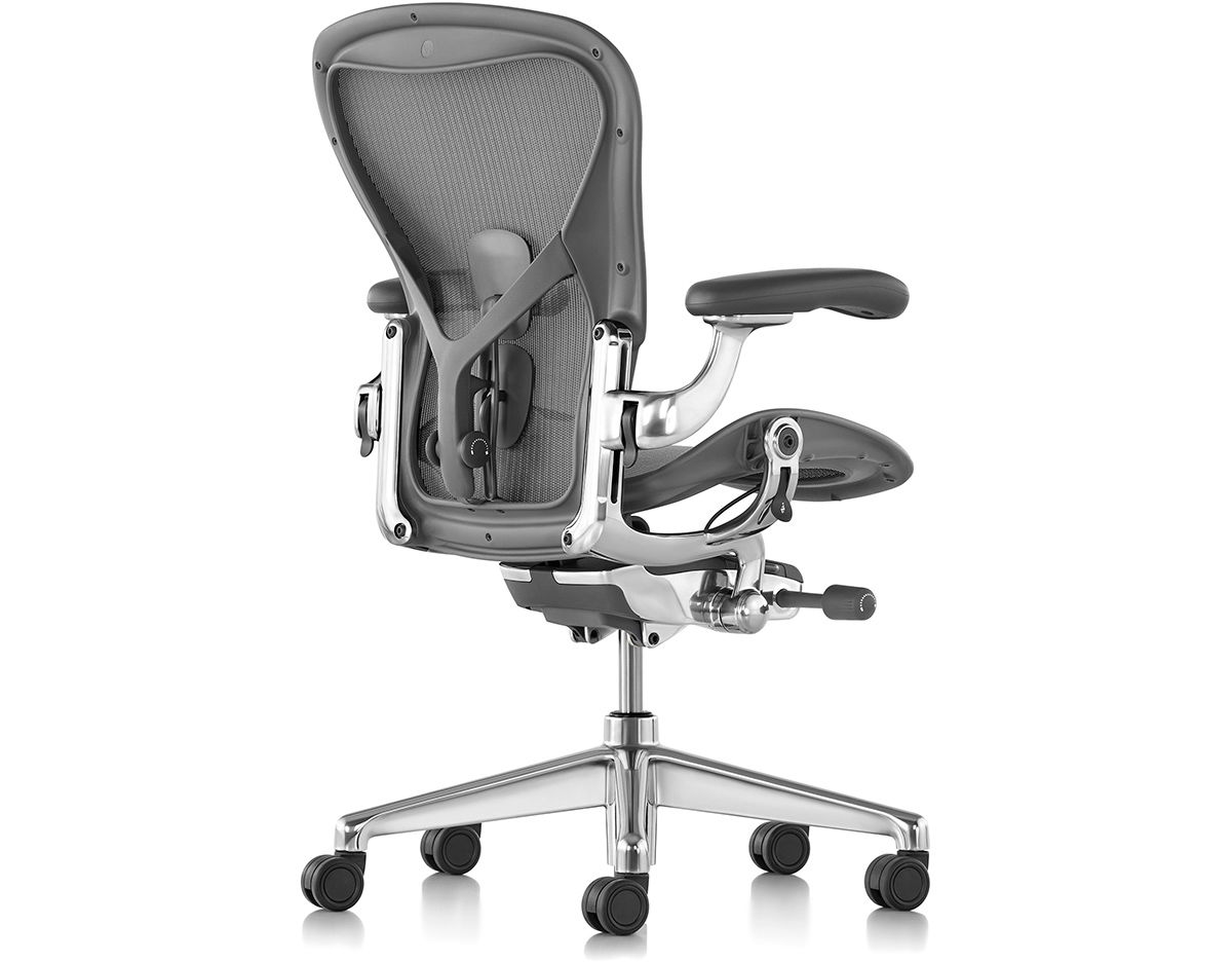 aeron chair aluminum