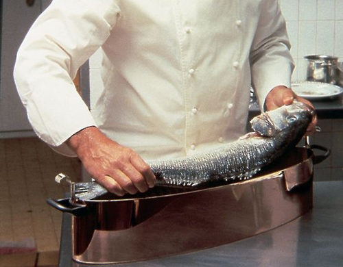 alessi la cintura di orione fish poacher 90109