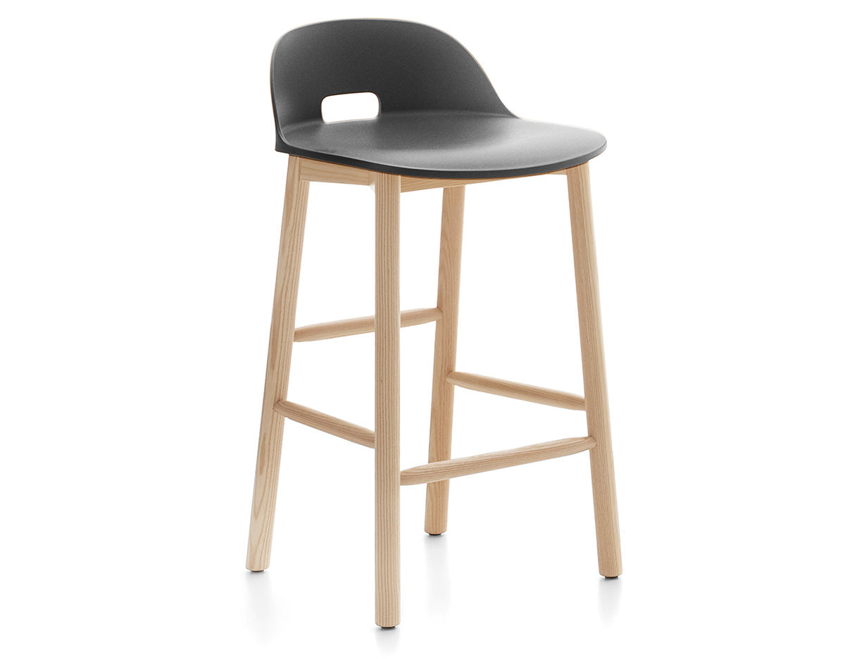 Alfi Low Back Stool by Jasper Morrison for Emeco | hive