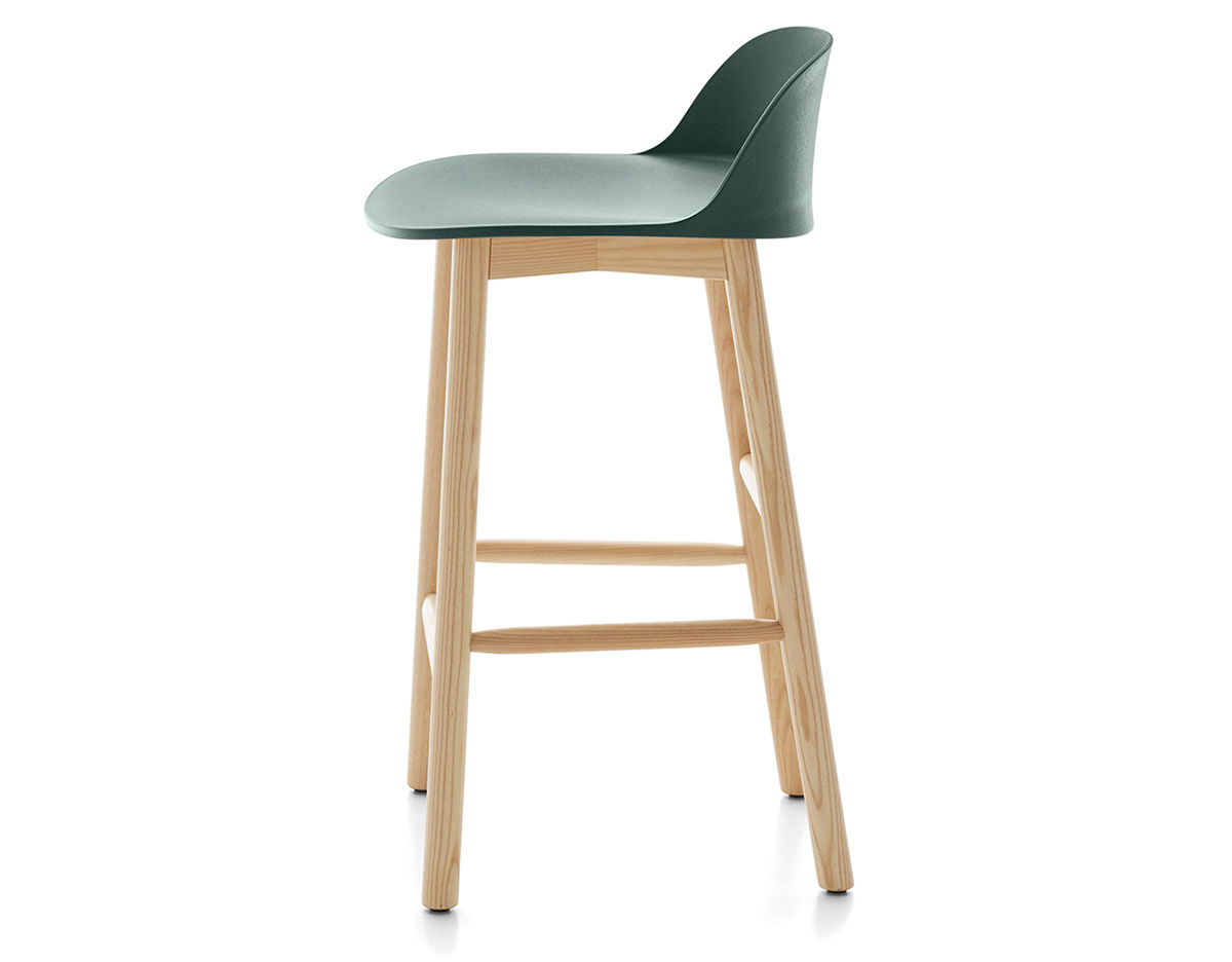 EMECO ALFI BARSTOOL HIGH BACK sgabello con schienale alto 