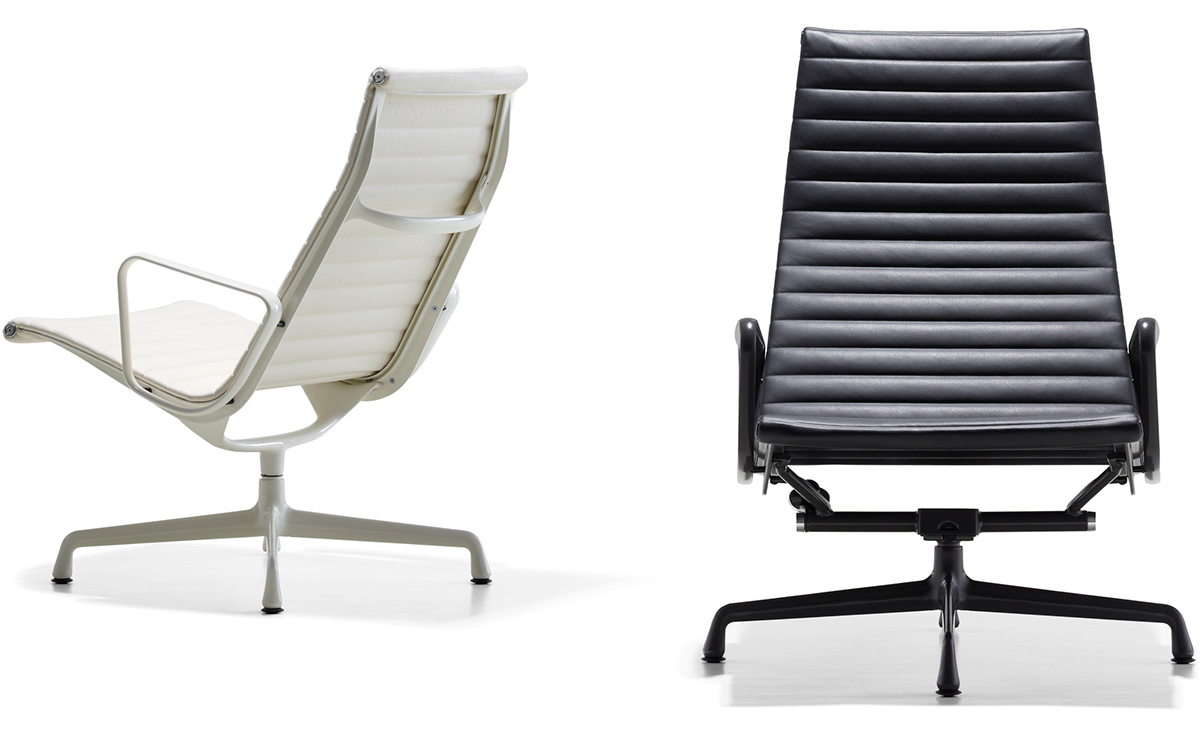 herman miller eames aluminum lounge chair