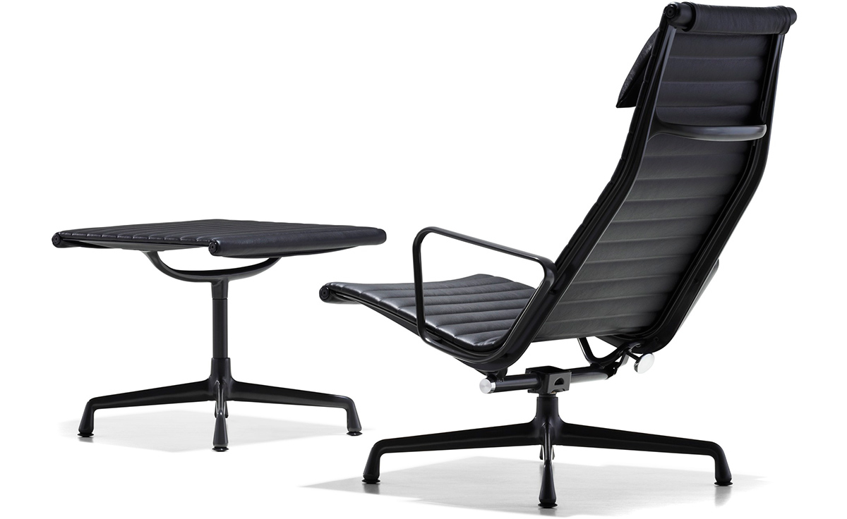 herman miller eames aluminum group lounge chair