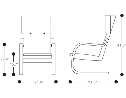 alvar aalto armchair 401