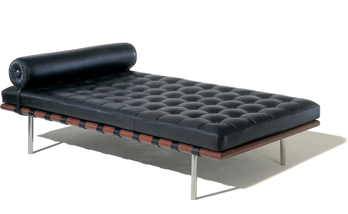 Barcelona Couch With Black Straps - hivemodern.com