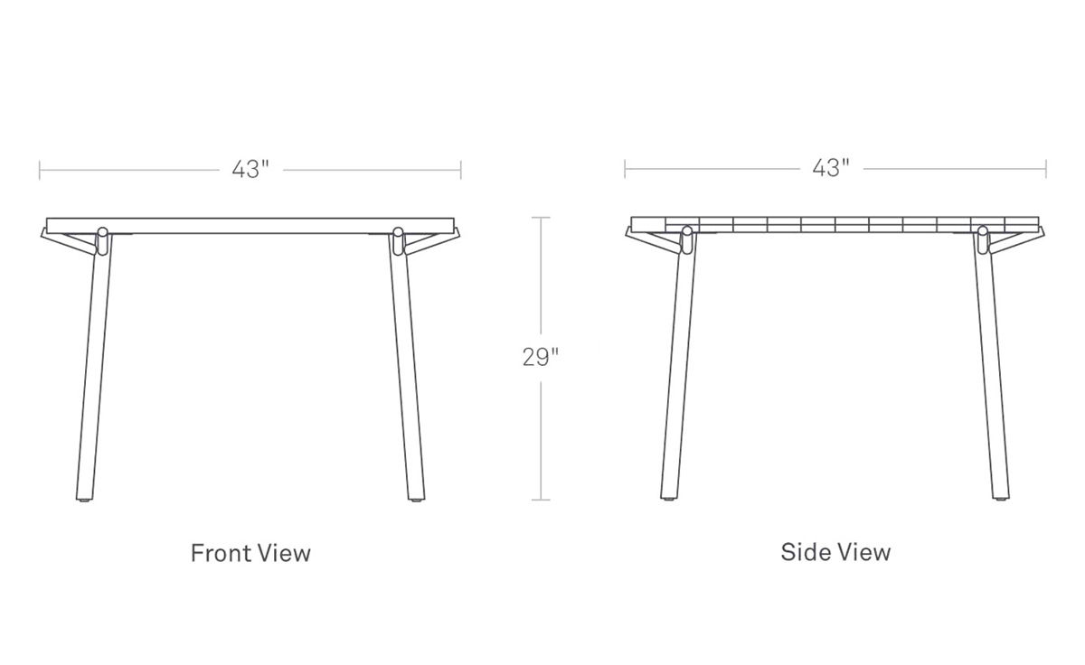 Branch Square Dining Table