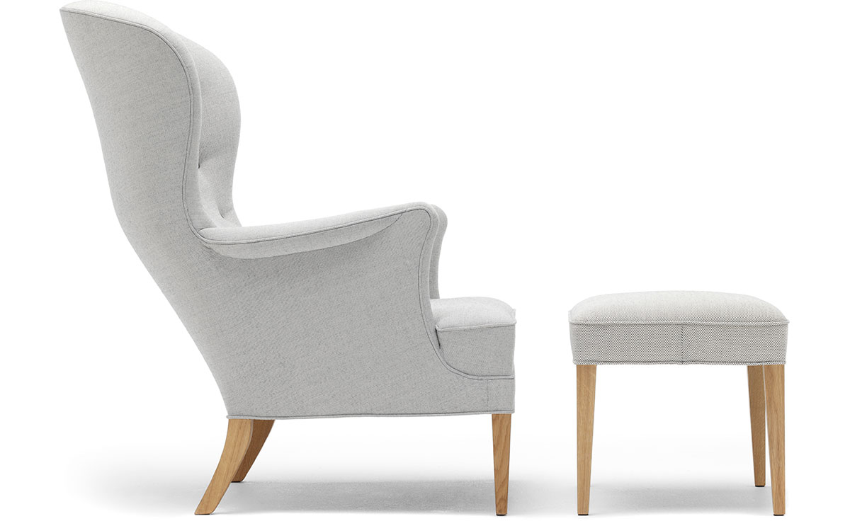 Fh419 Heritage Lounge Chair & Ottoman - hivemodern.com