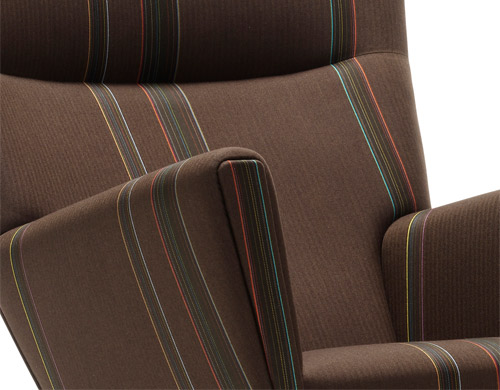 ch445 lounge chair & ch446 footrest