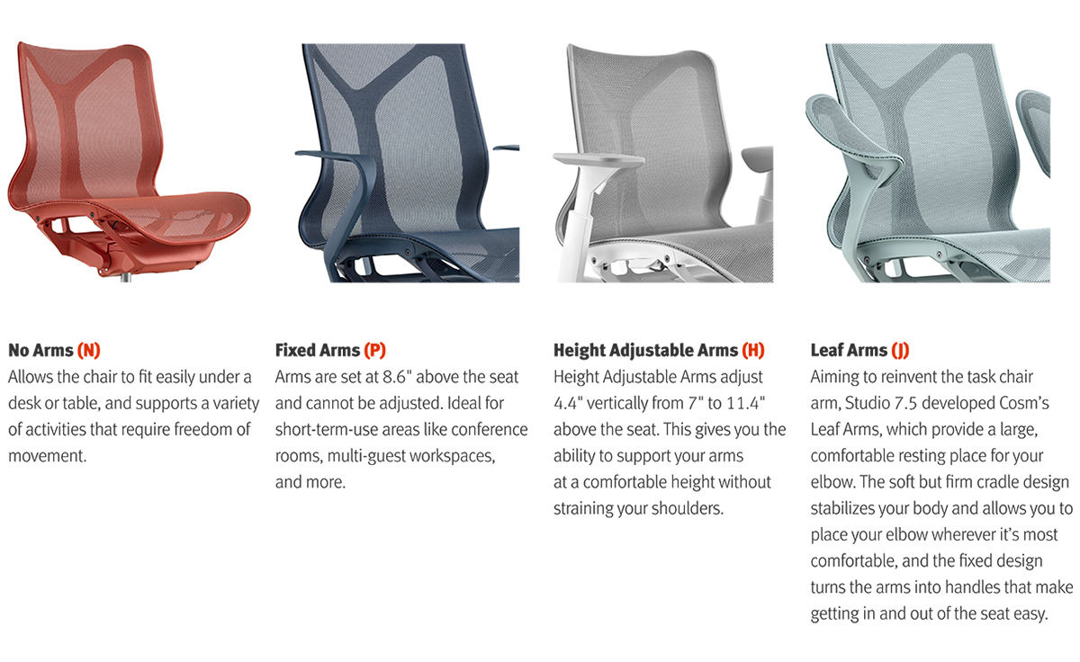 cosm chair colors