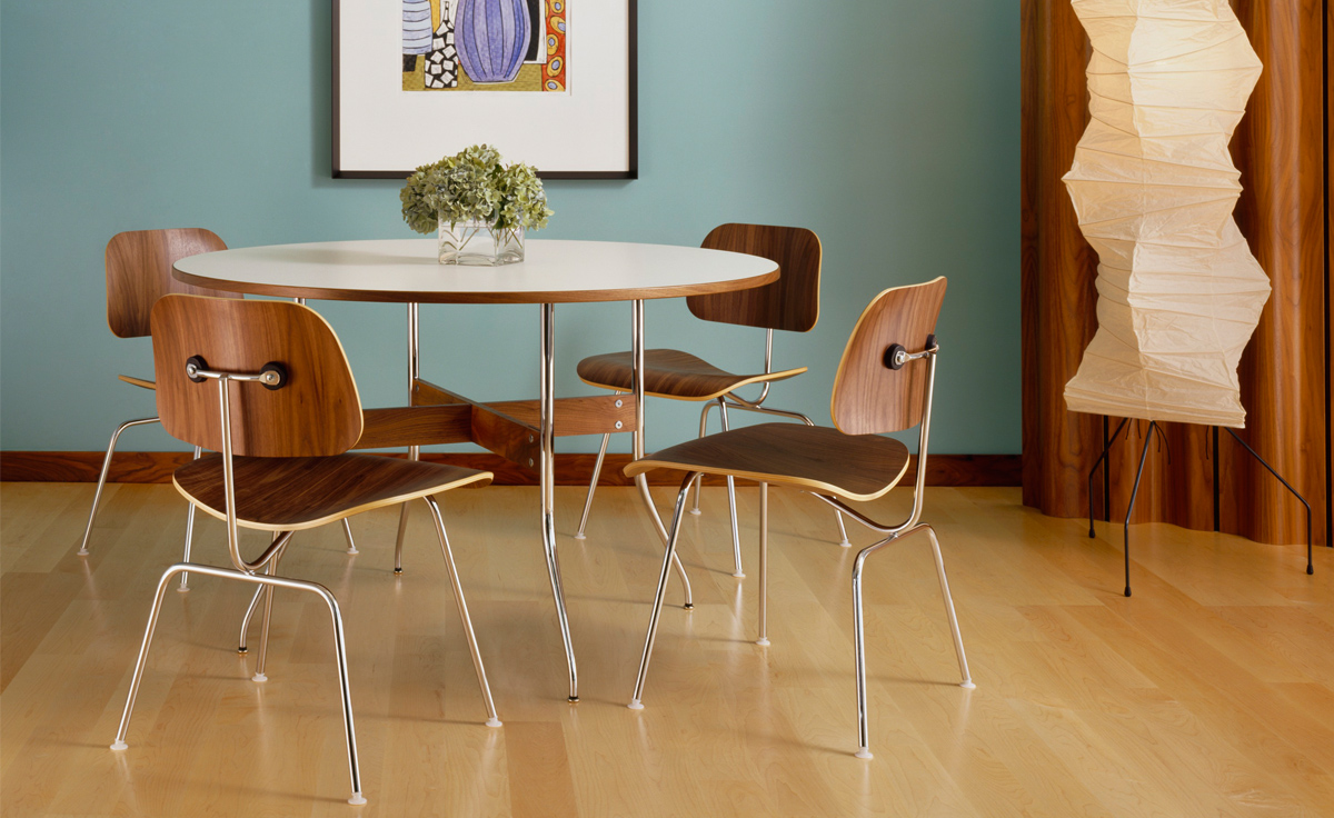 herman miller plywood dining chair