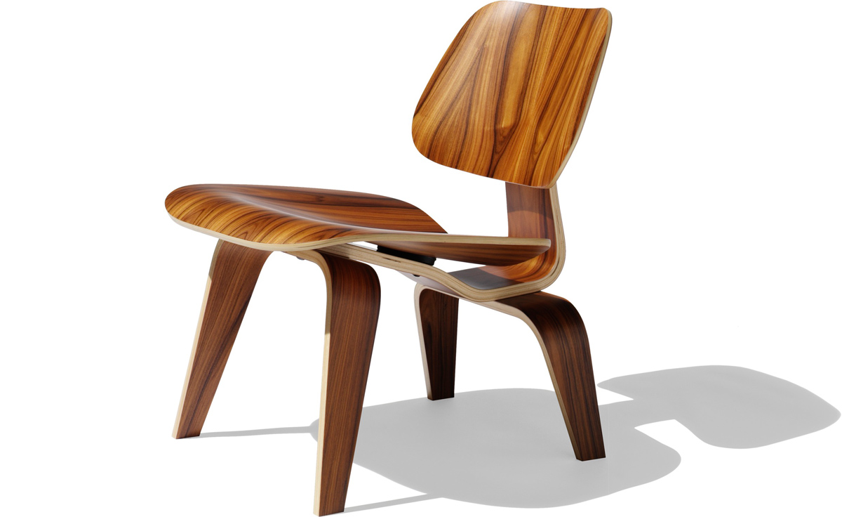 LCW molded plywood lounge chair by Herman Miller hive