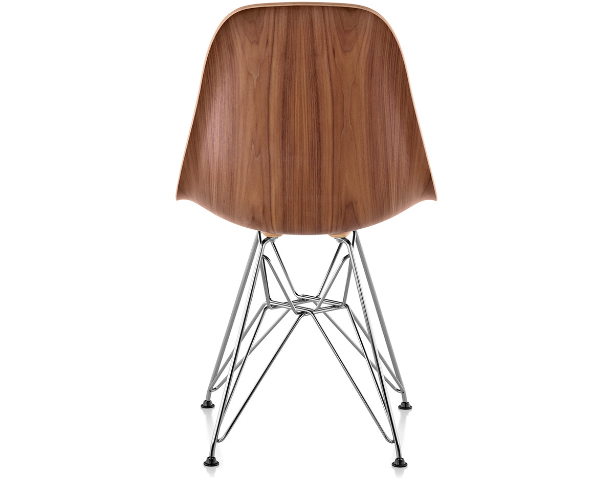 Eames Molded Wood Side Chair With Wire Base Hivemodern Com
