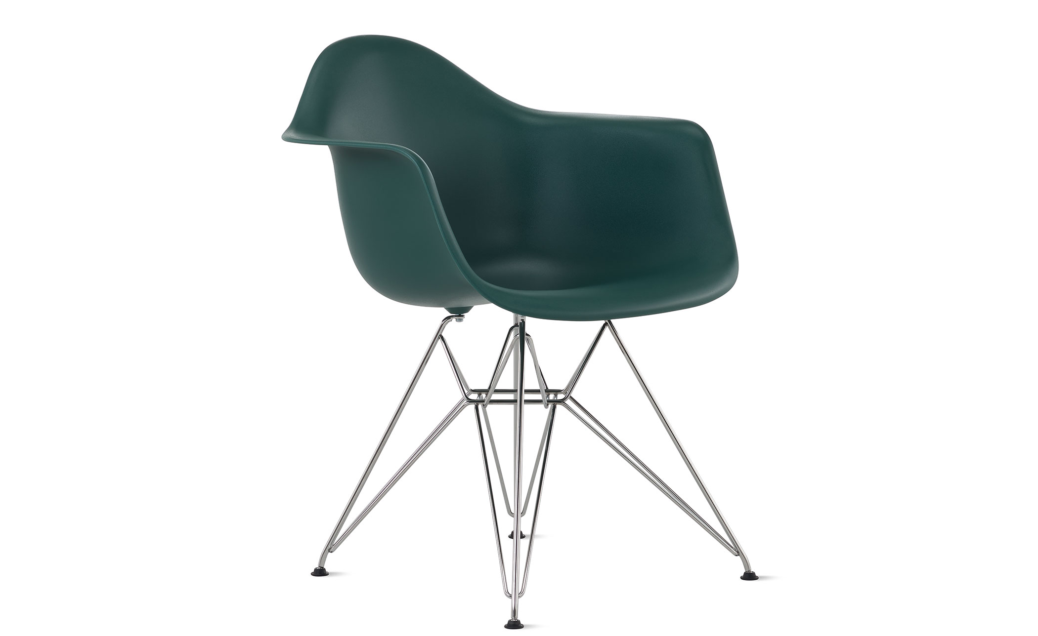 Golf potlood visueel Eames® molded plastic armchair with wire base | hive