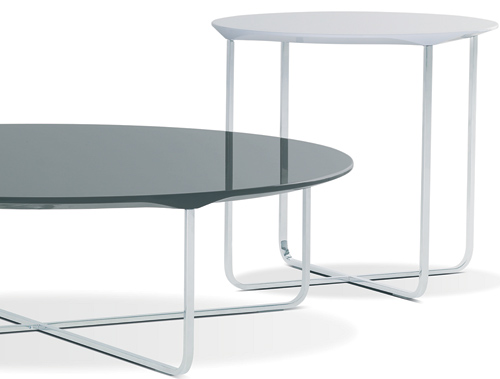 flint 55 round side table