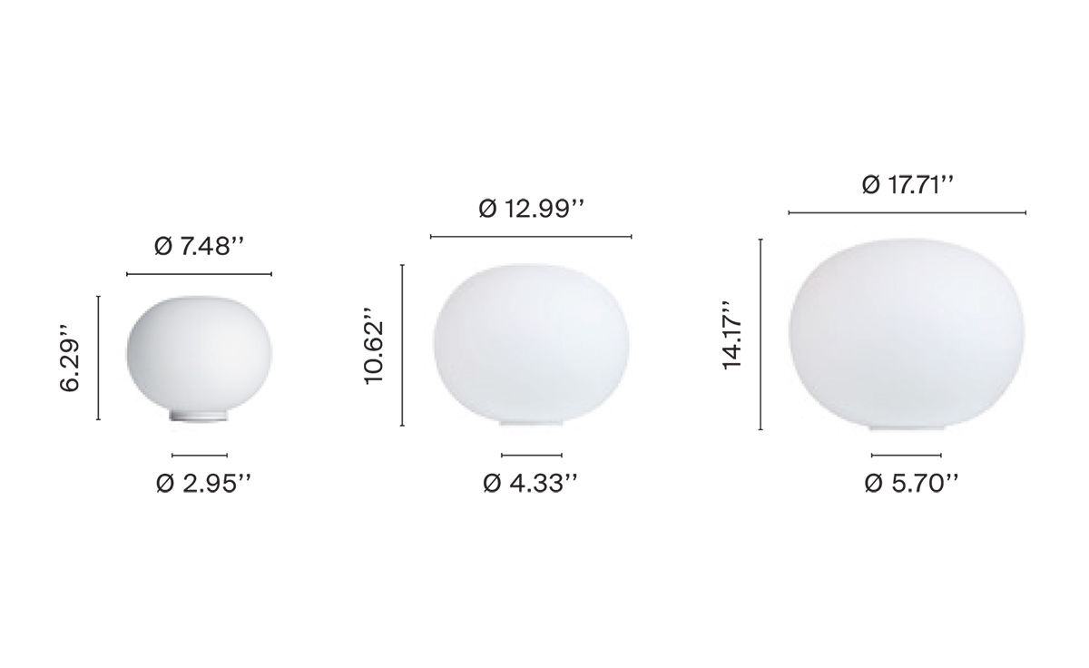 Glo Ball Basic Table Lamp Hivemodern Com, Flos Glo Ball Table Lamp