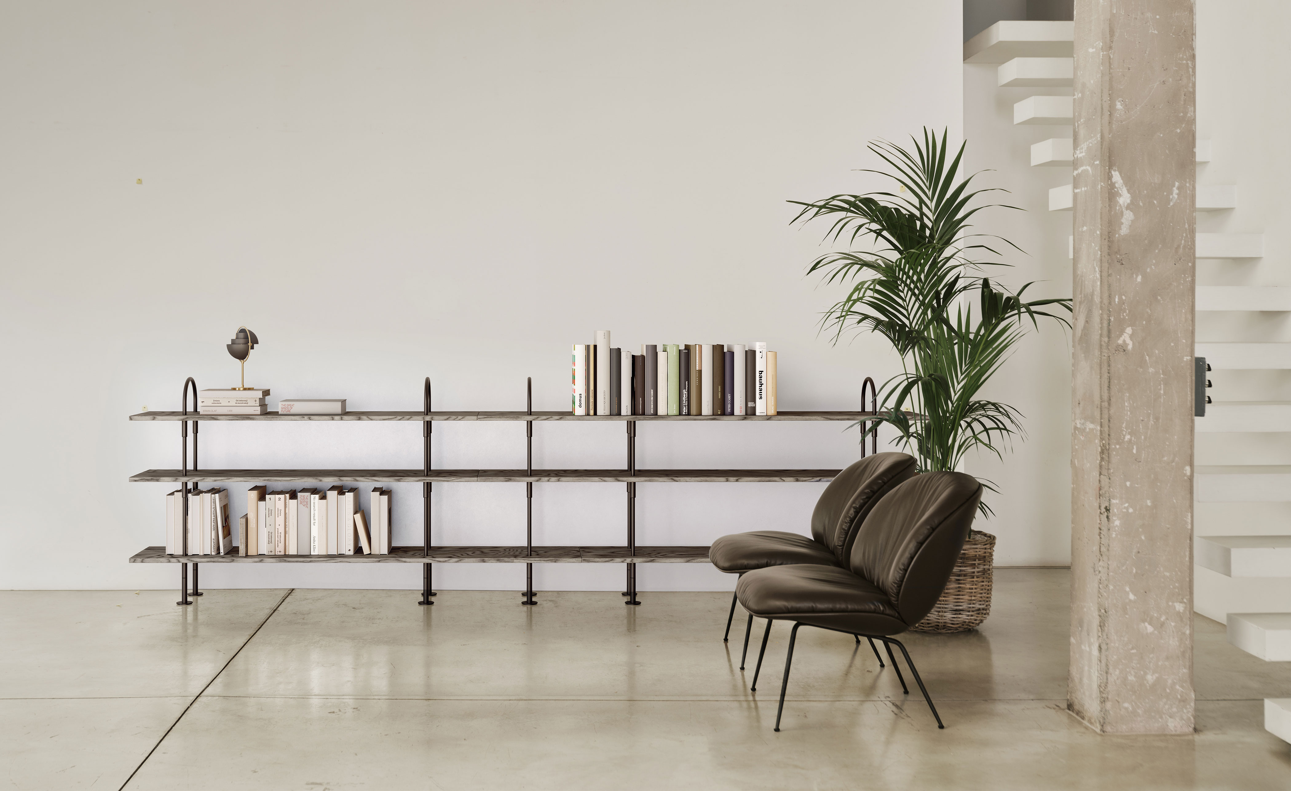 Keen Shelving System with 3 shelves