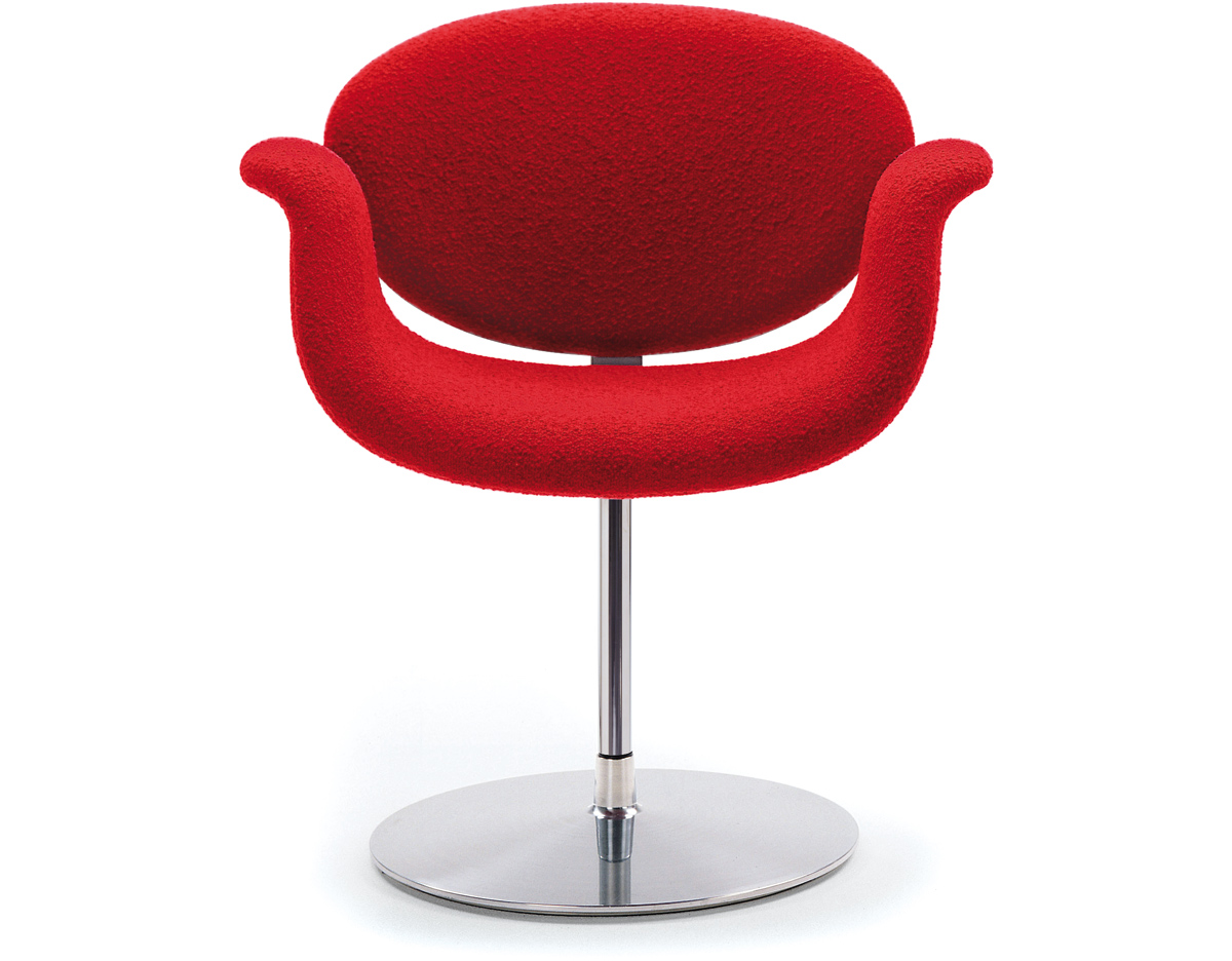 Little Tulip Chair With Disc Base - hivemodern.com