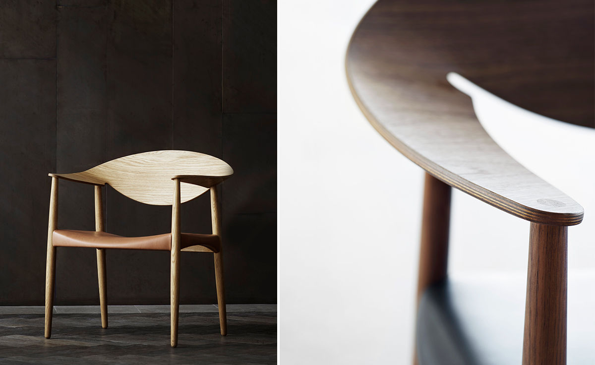 Carl Hansen Chairs lm92t metropolitan veneer back chair - hivemodern Carl Hansen Chairs lm92t metropolitan veneer back chair - hivemodern