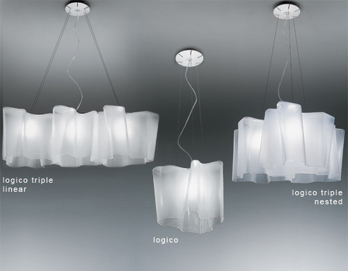 logico triple linear suspension lamp