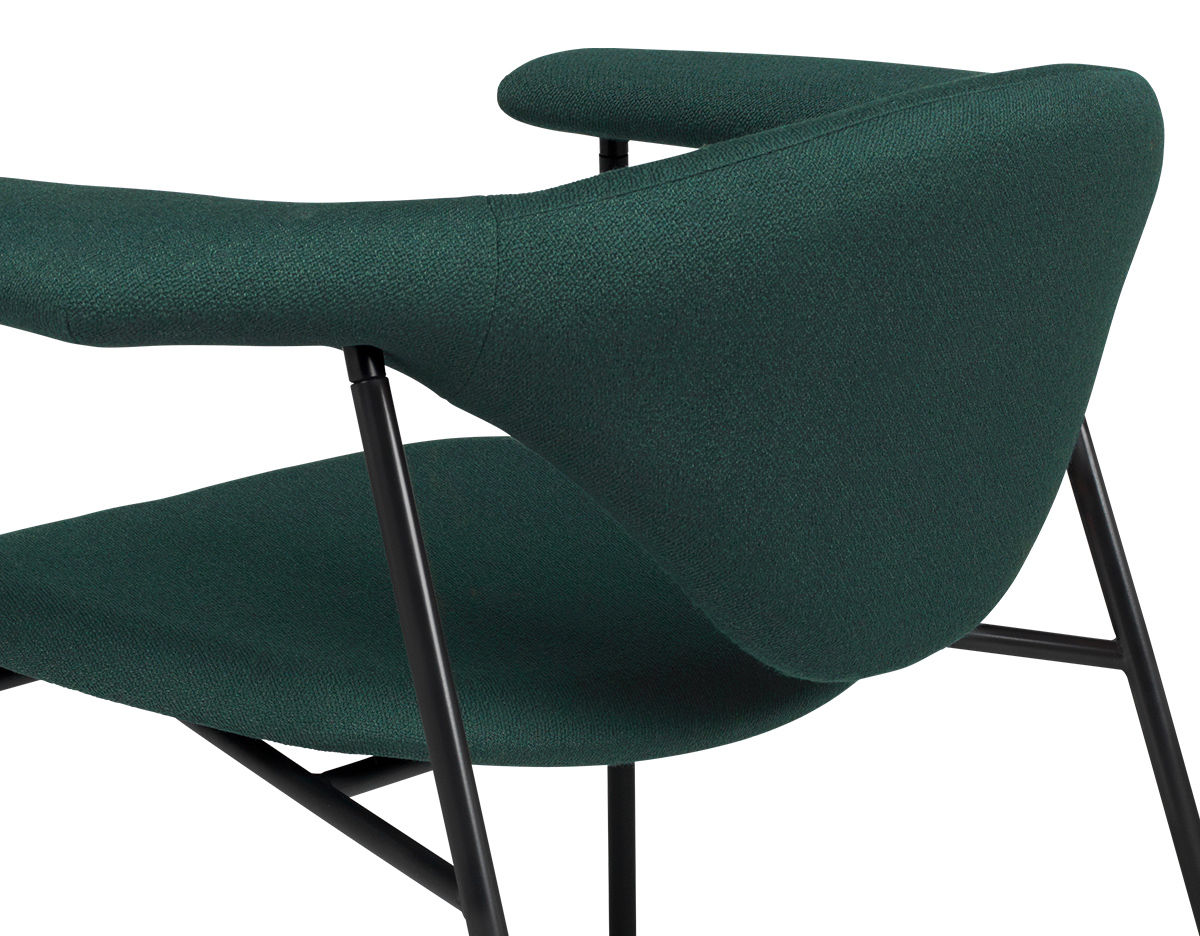 Masculo Lounge Chair with 4-Leg Base by Gamfratesi for Gubi | hive