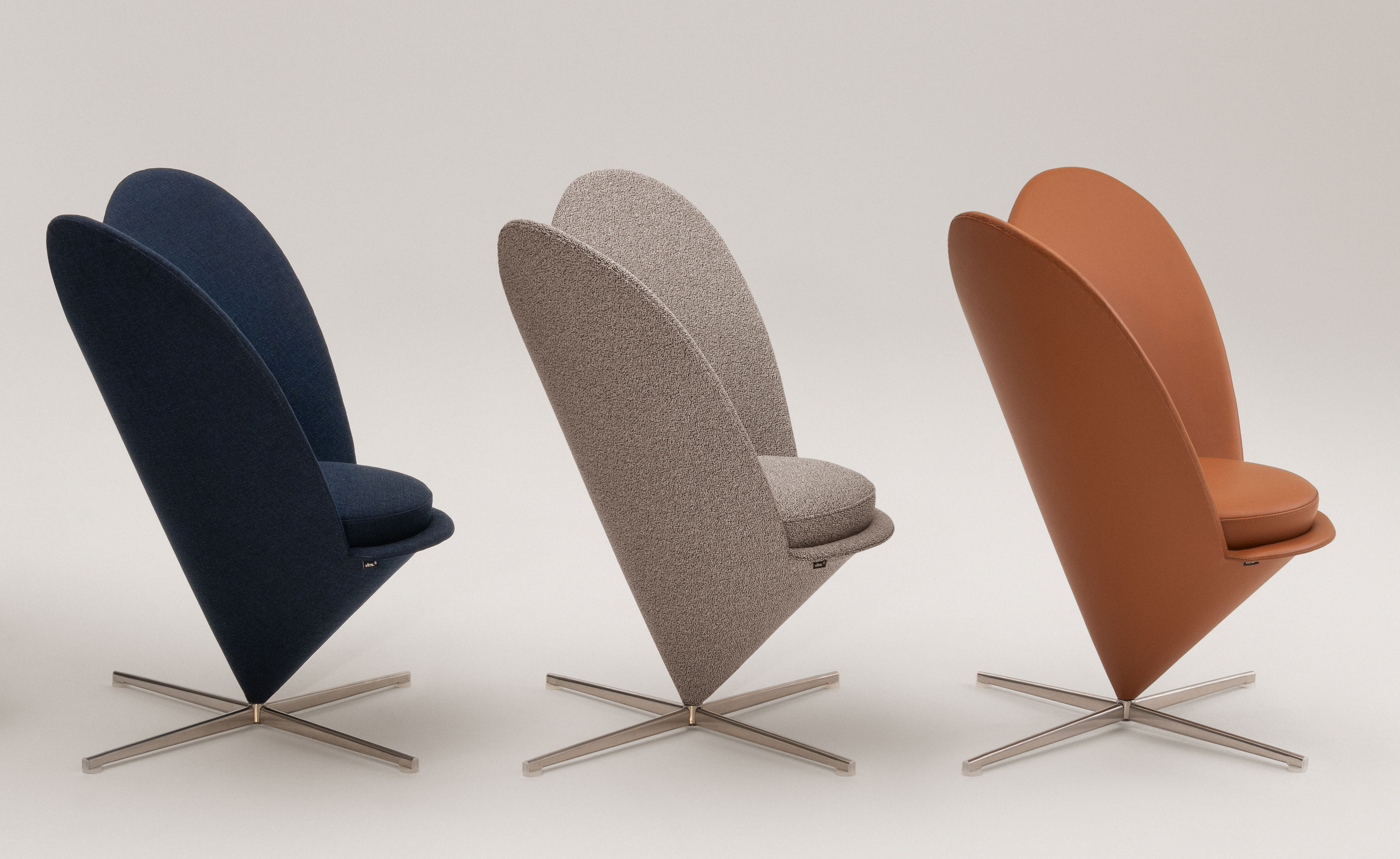 verner panton heart cone chair