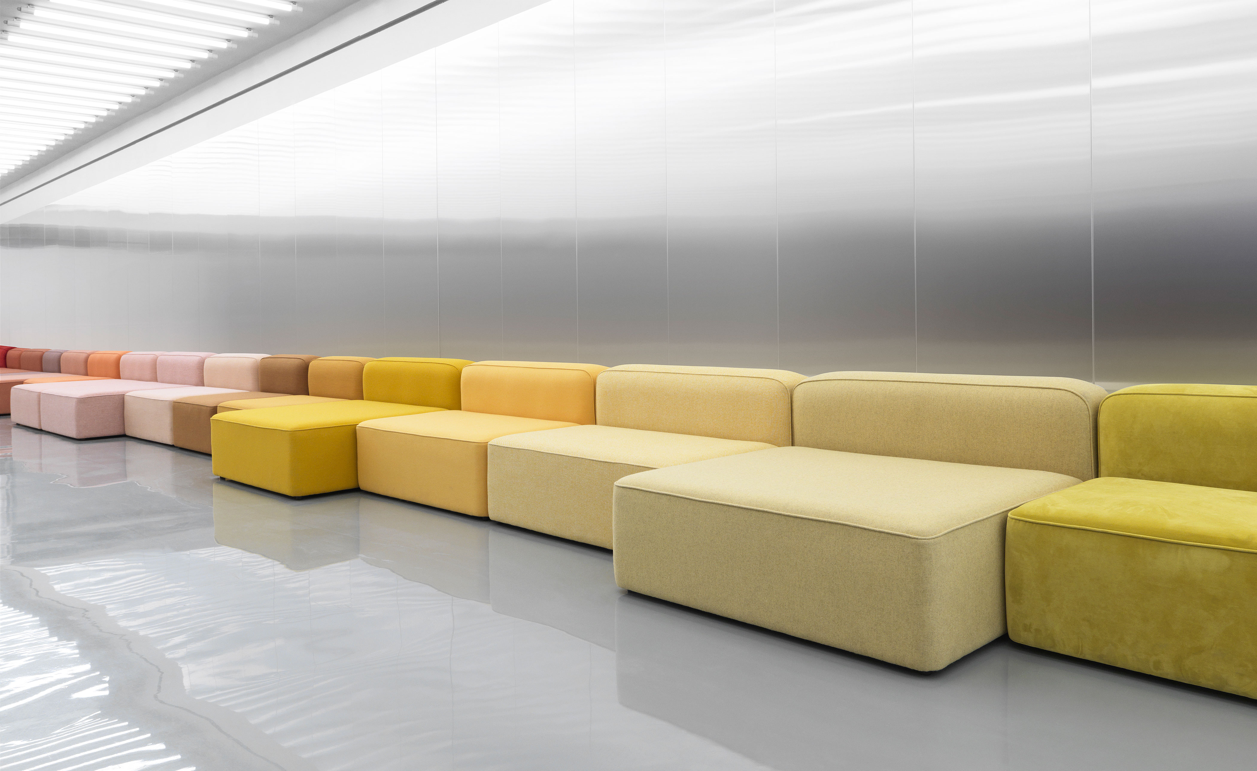 Rope Sofa 5-Seater Curved