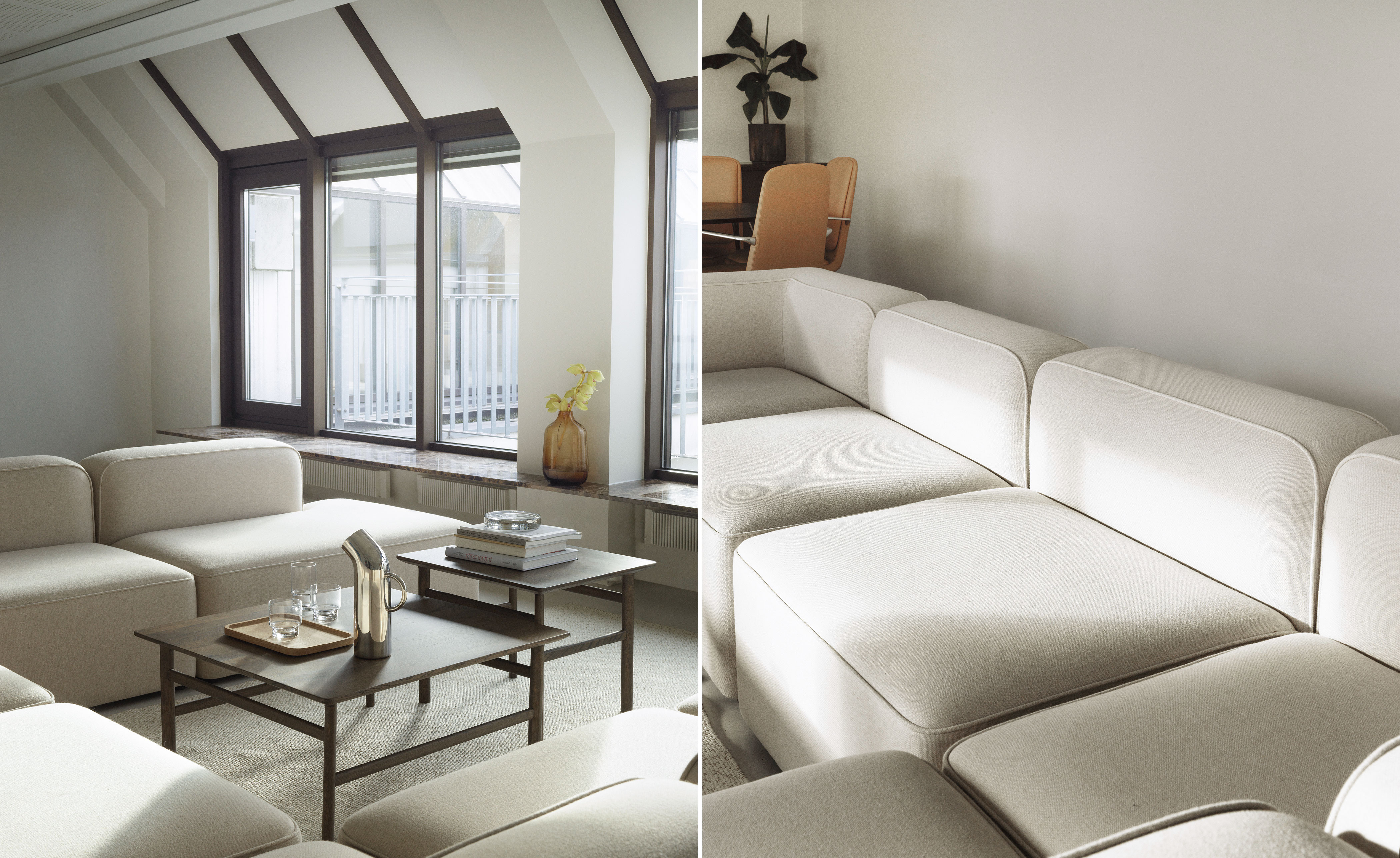Rope Sofa 3-Seater Single Armrest