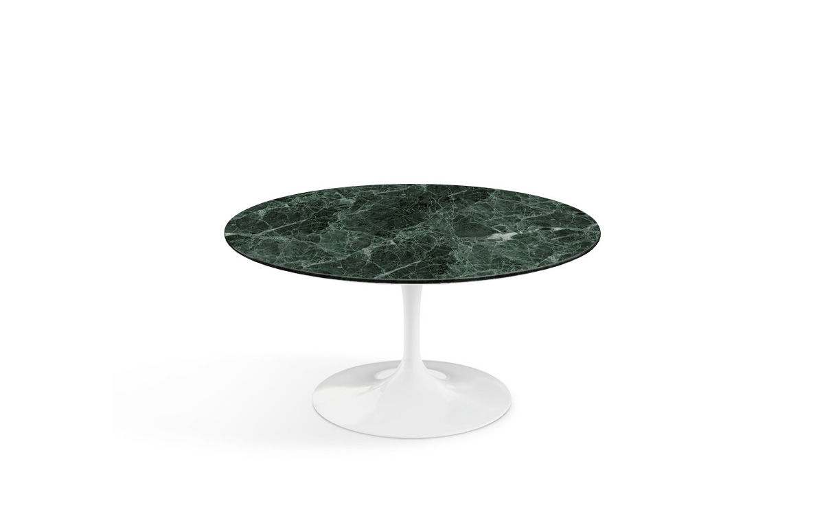 Saarinen Coffee Table  Verdi Alpi Green Marble hivemodern com