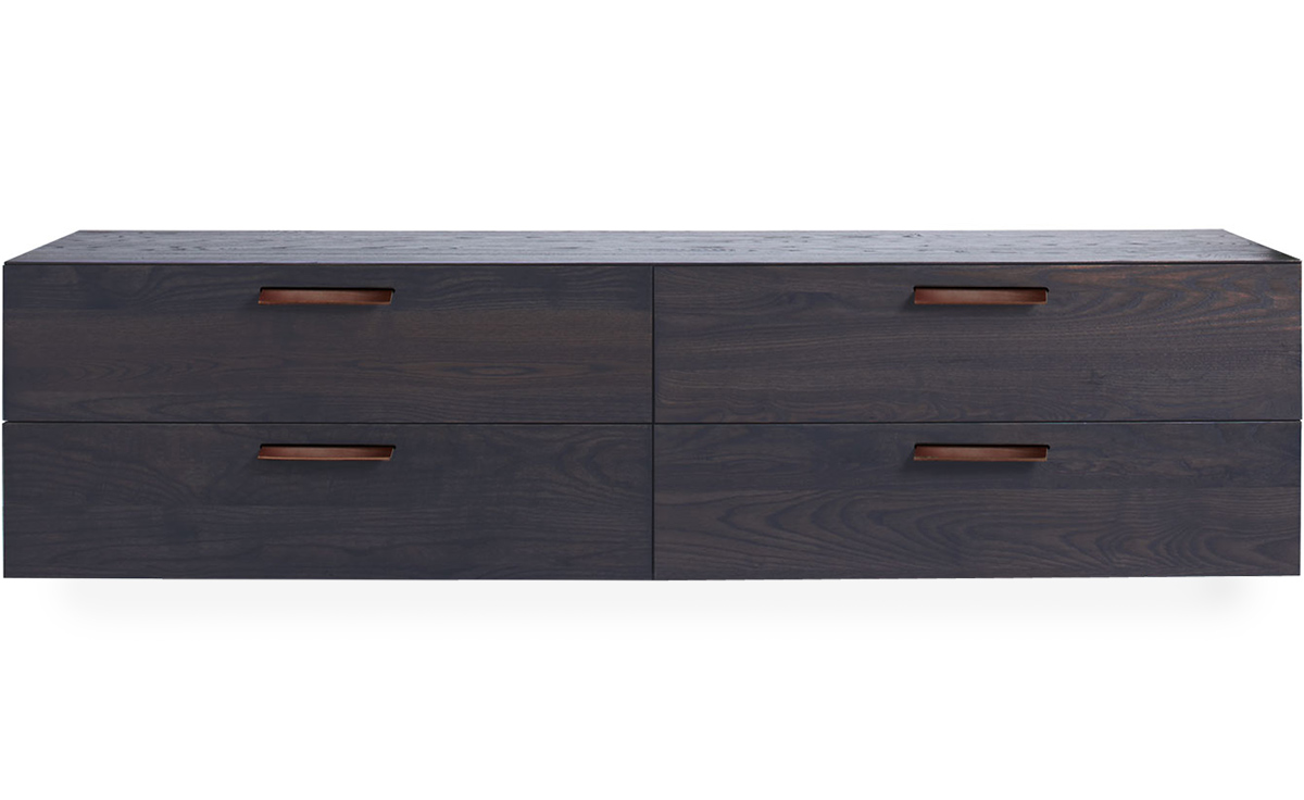 Shale 4 Drawer Wall Mounted Cabinet Hivemodern Com