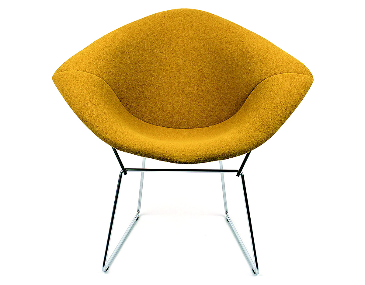 Bertoia small diamond chair with full cover | hive
