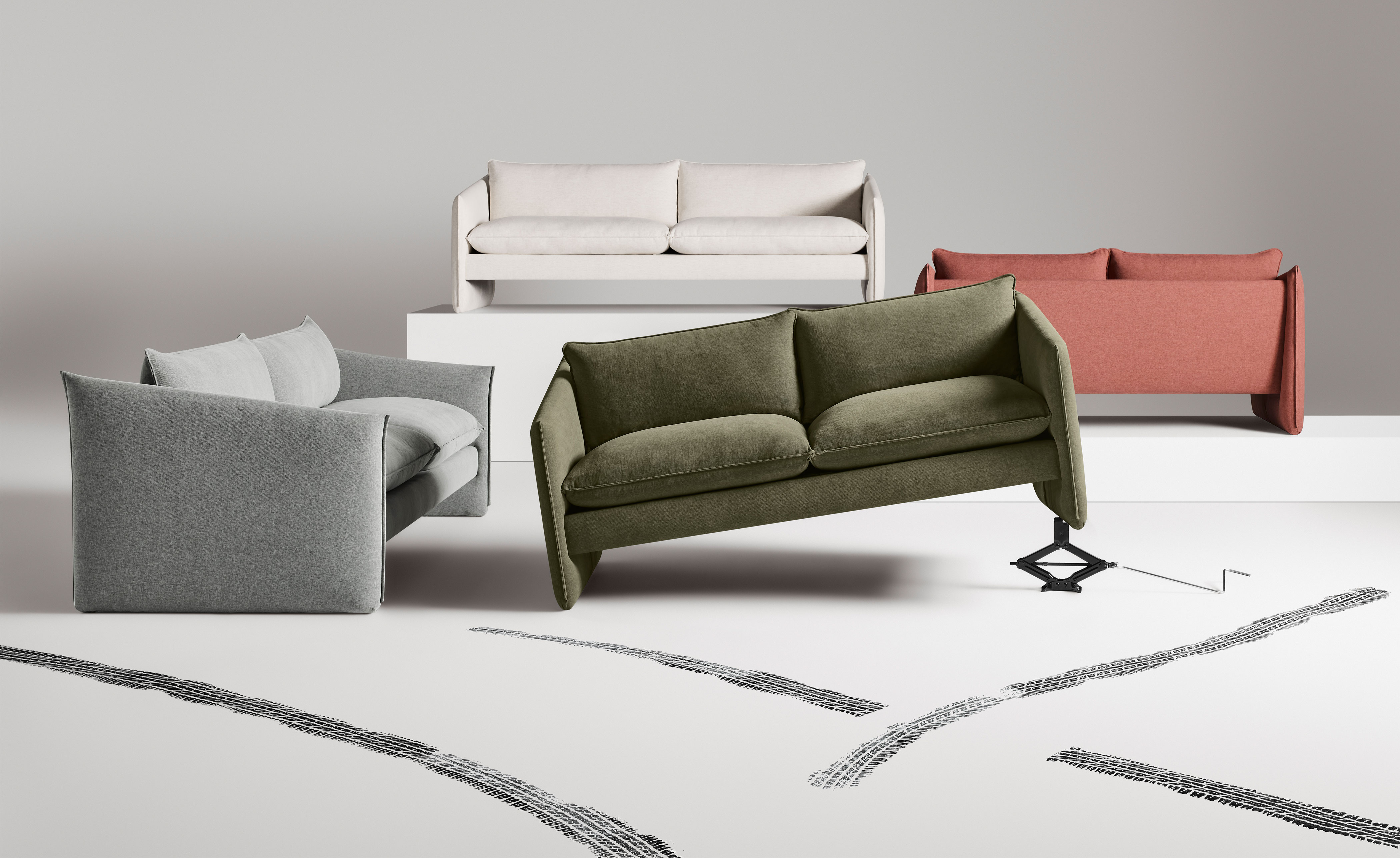 Softmore 96" Sofa