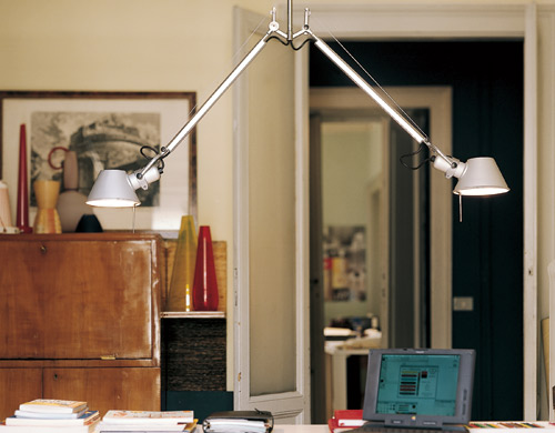 tolomeo double suspension lamp