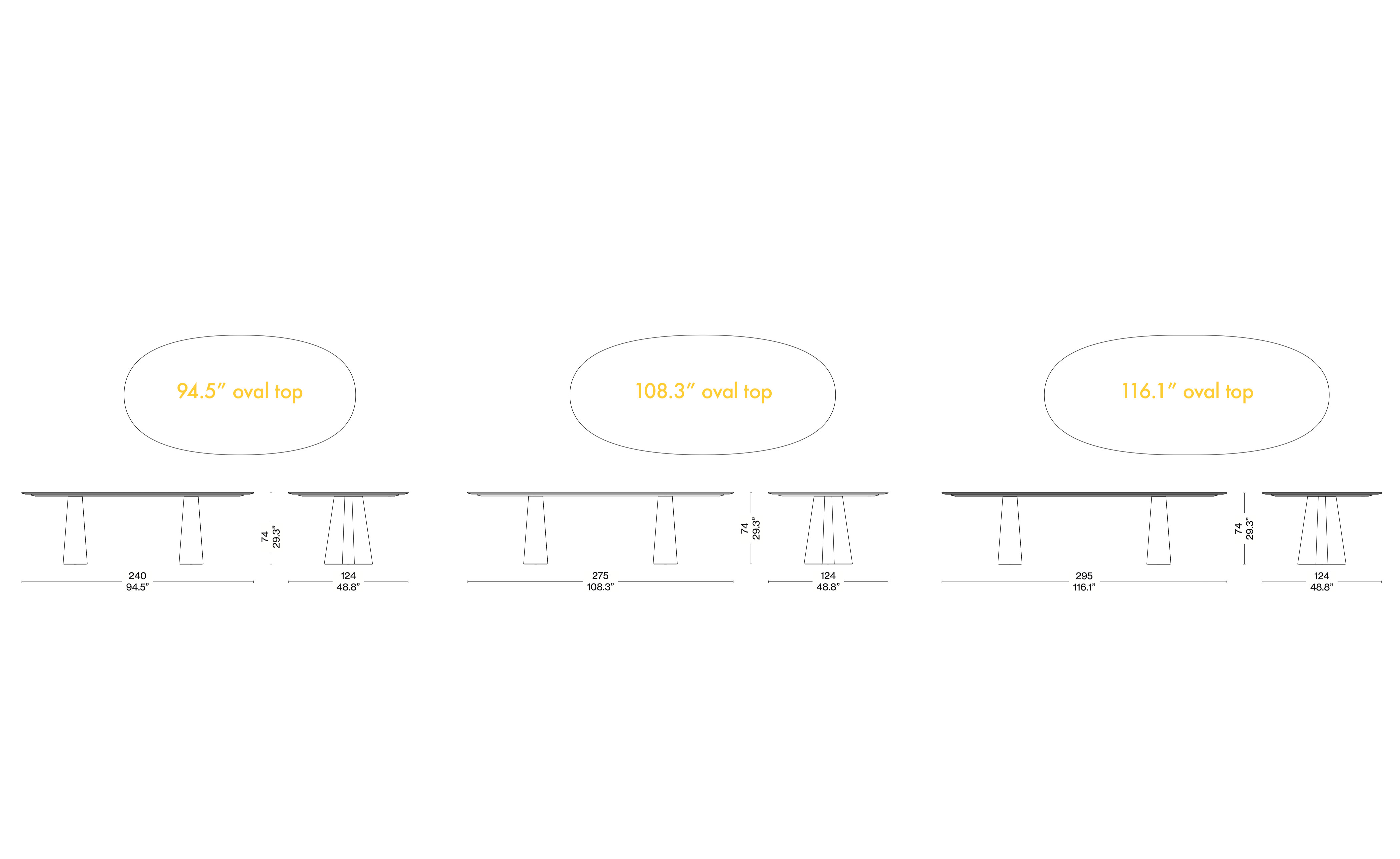 Treflo Oval Dining Table