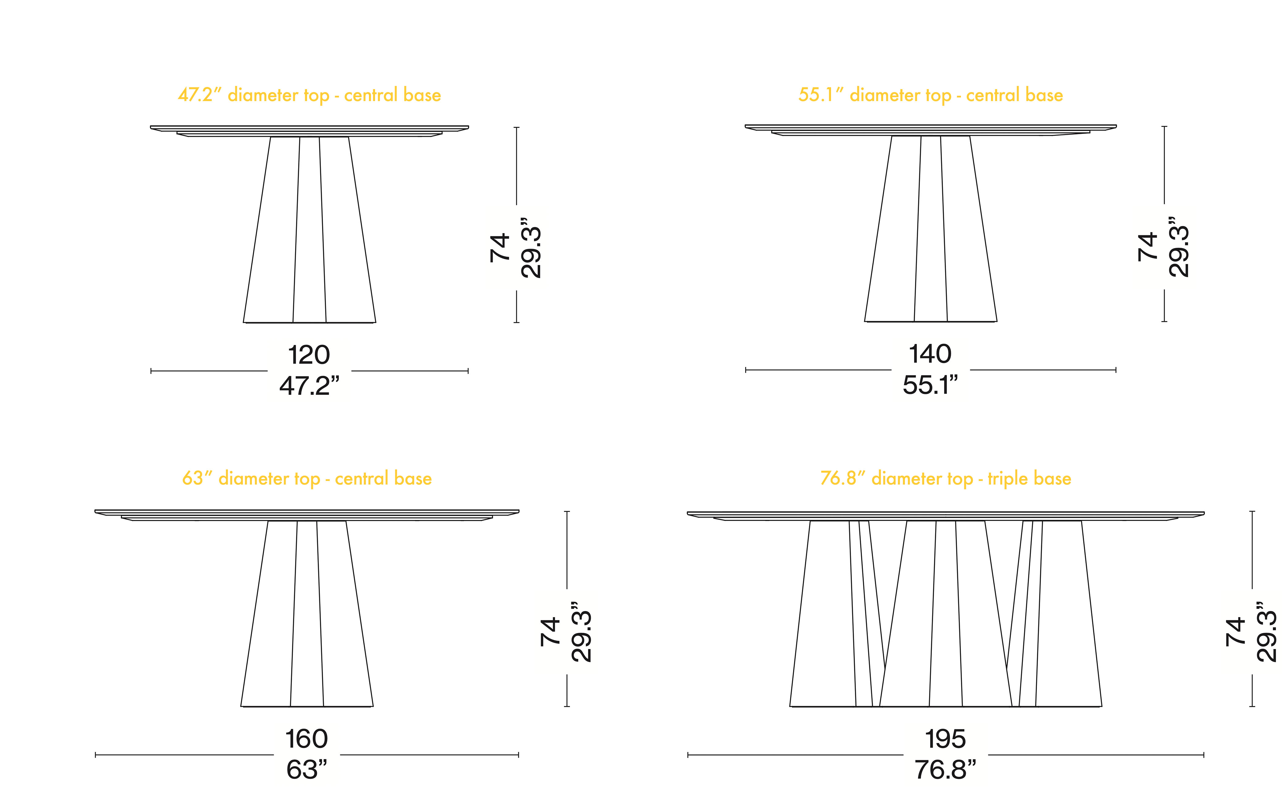 Treflo Round Dining Table