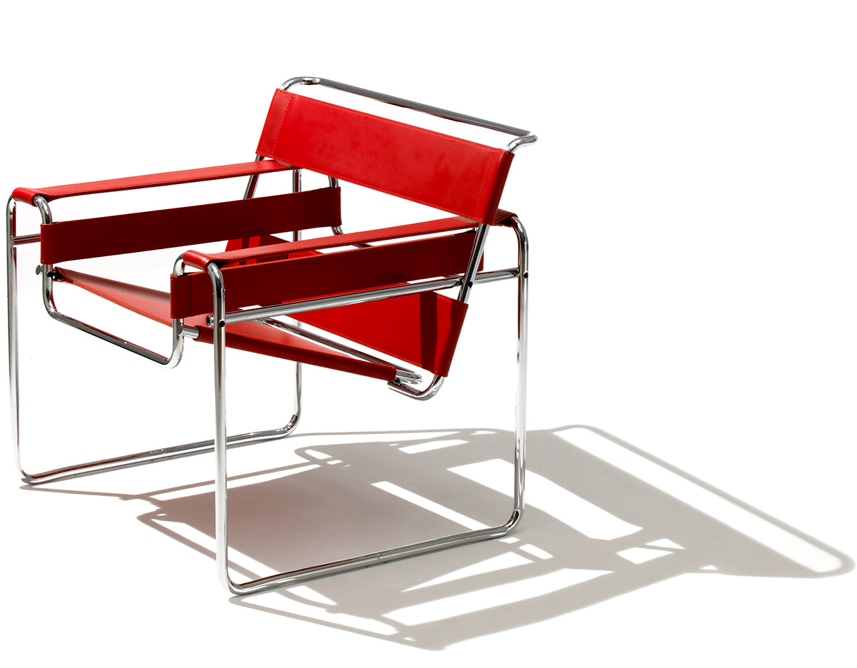 wassily chair red